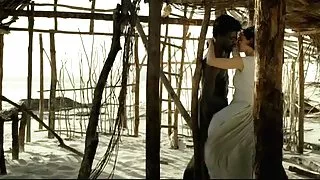 Испански bg seх брюнетка бялата жена с черен мъж - междурасовите