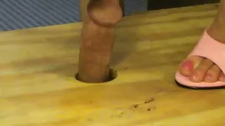 Bg domashno porno Розово метален ток поставяне peehole.