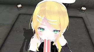 Стари баби секс 3d изправи вокалоид Рин порно